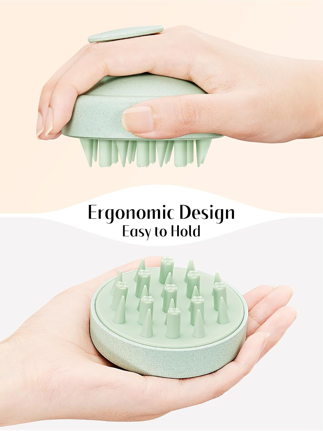 Scalp Massager Hair Scrubber Shampoo Brush Exfoliator for Hair Growth
