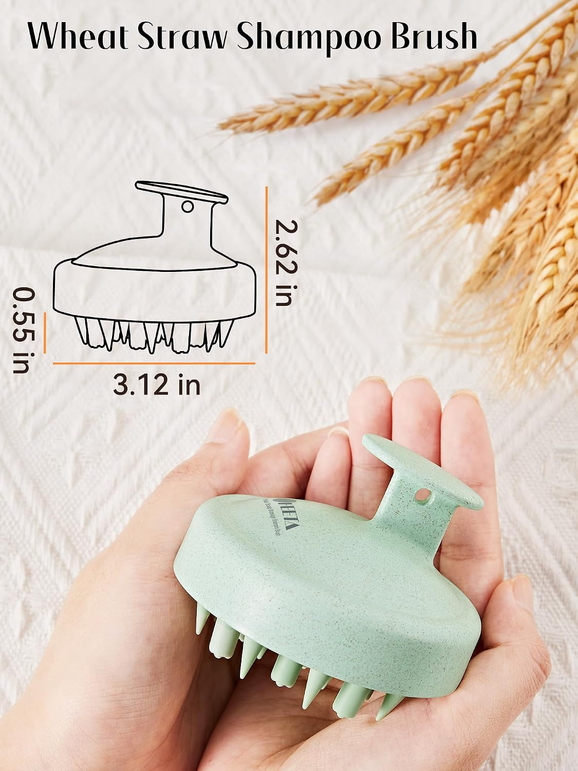 Scalp Massager Hair Scrubber Shampoo Brush Exfoliator for Hair Growth