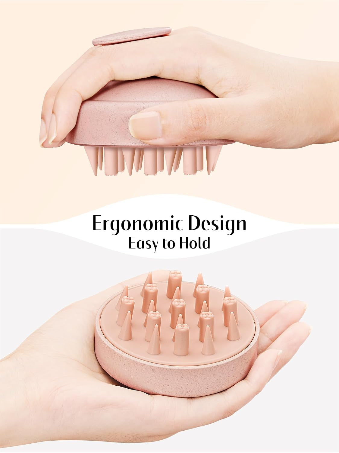 Scalp Massager Hair Scrubber Shampoo Brush Exfoliator for Hair Growth