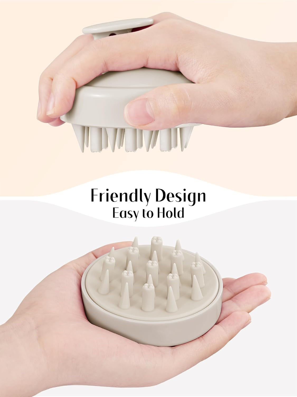 Scalp Massager Hair Scrubber Shampoo Brush Exfoliator for Hair Growth