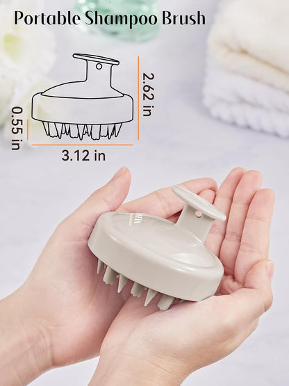 Scalp Massager Hair Scrubber Shampoo Brush Exfoliator for Hair Growth