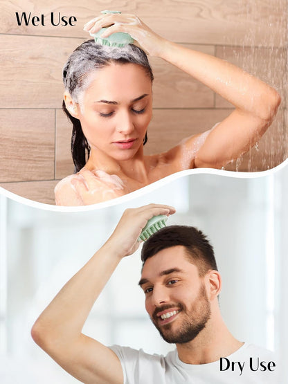 Scalp Massager Hair Scrubber Shampoo Brush Exfoliator for Hair Growth